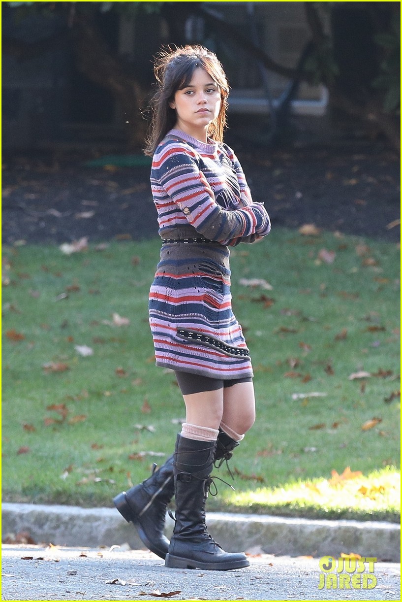 Jenna Ortega Films Running Scenes For Beetlejuice In Boston Photo