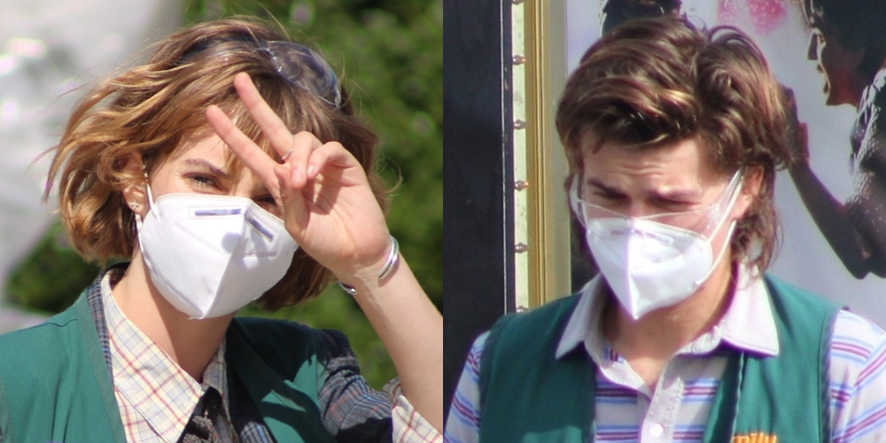 Stranger Things Cast Stay Masked Up In New On Set Photos Gaten