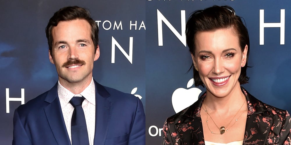 Ian Harding Rocks A Mustache At Finch Premiere With Katie Cassidy