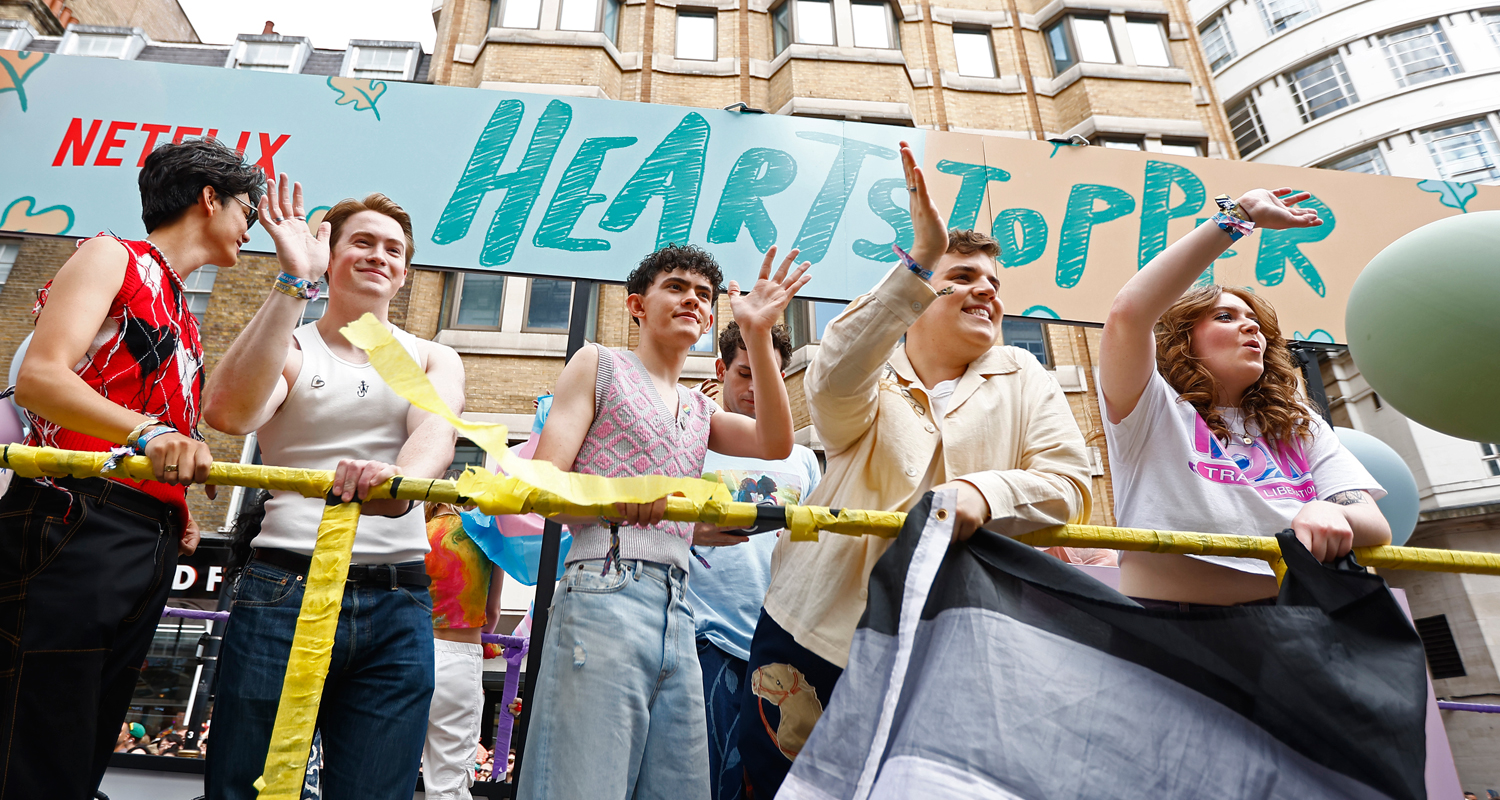 Heartstopper Cast Rides London Pride Parade Float Debuts Season 2