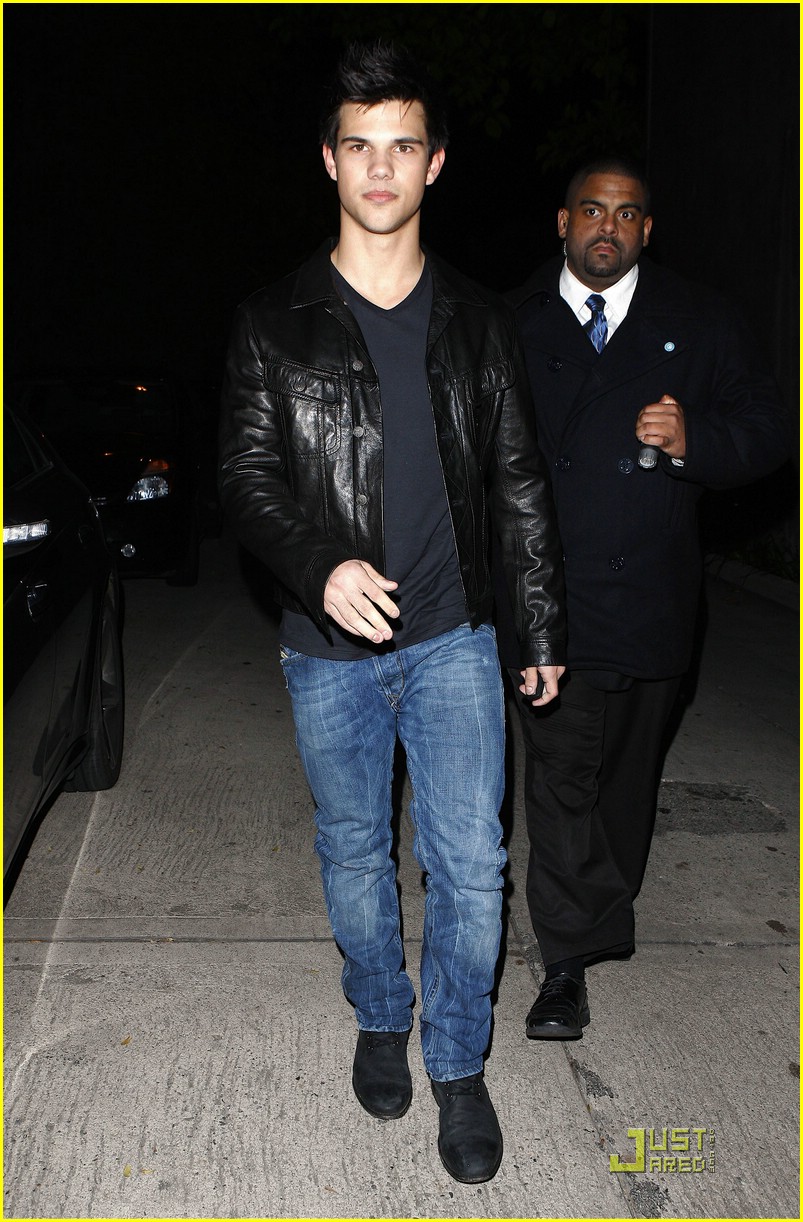 taylor lautner post grammy party 07