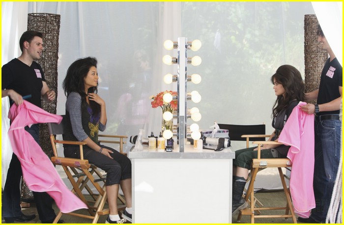 lucy hale shay mitchell blowouts 06