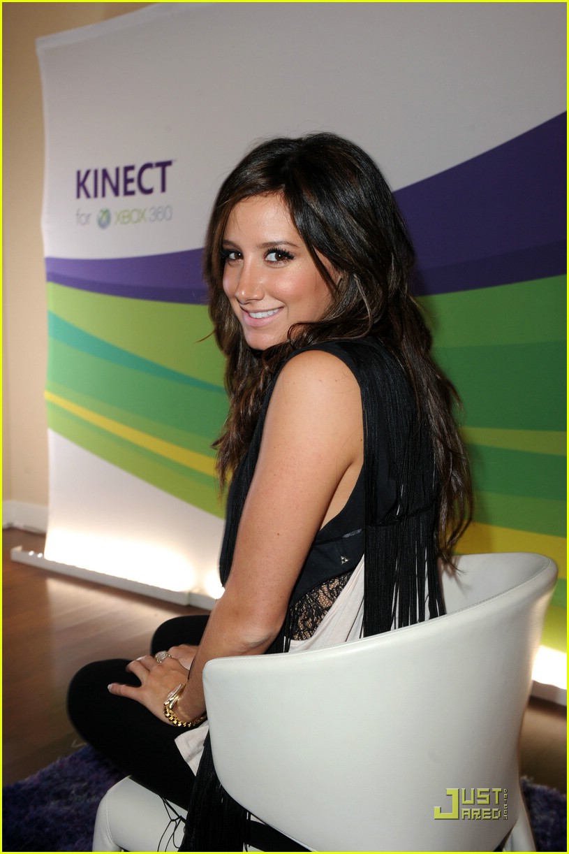 ashley tisdale with black hair