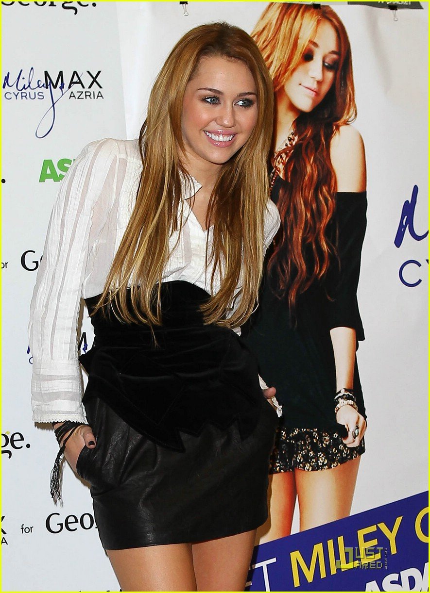 miley cyrus london asda 07