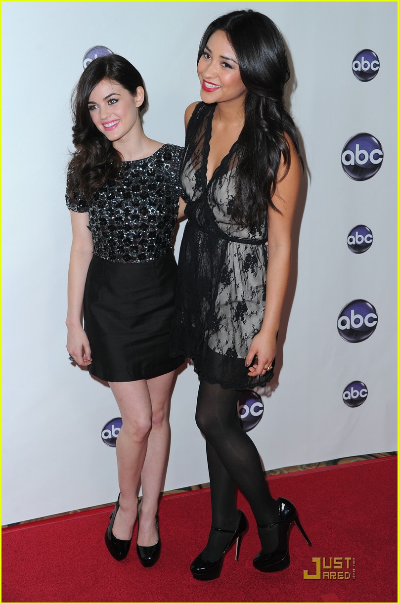 lucy hale shay mitchell abc family press 05