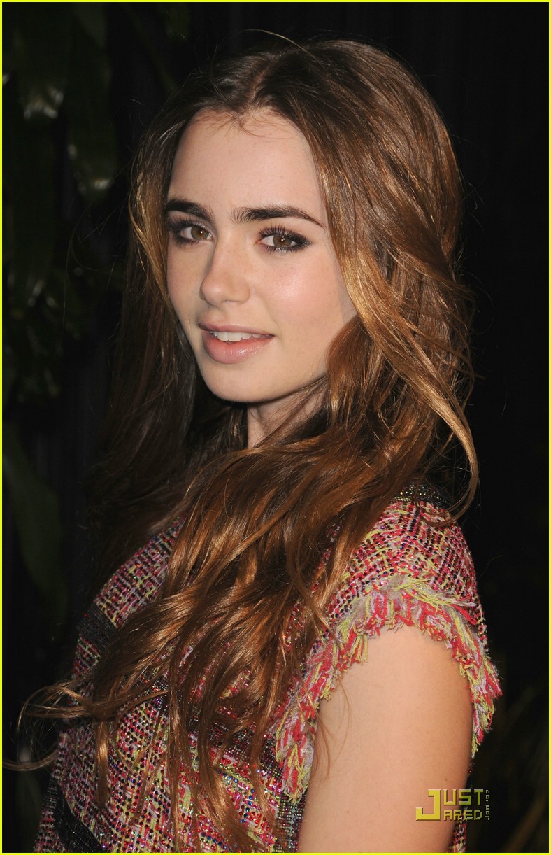lily collins chanel shopping party 37
