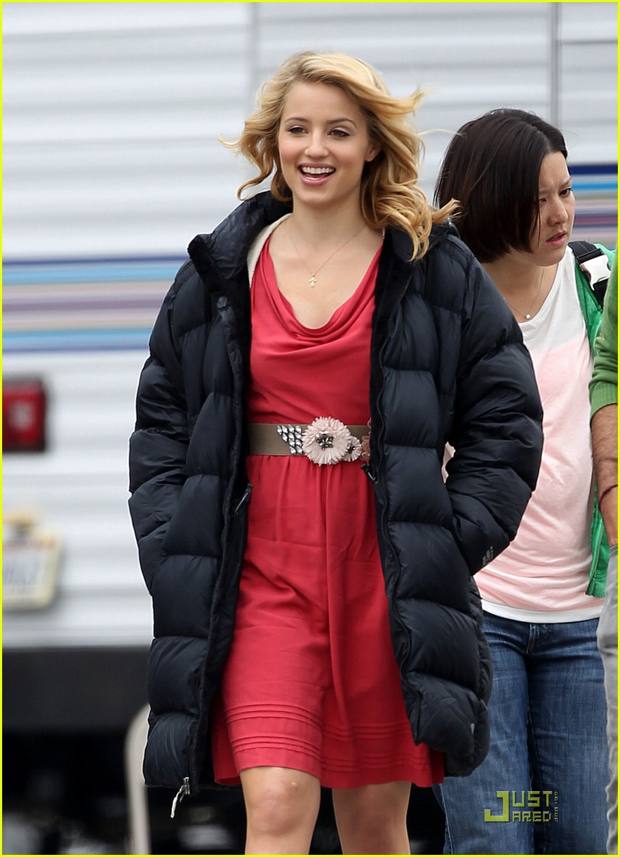 dianna agron glee nationals nyc 01