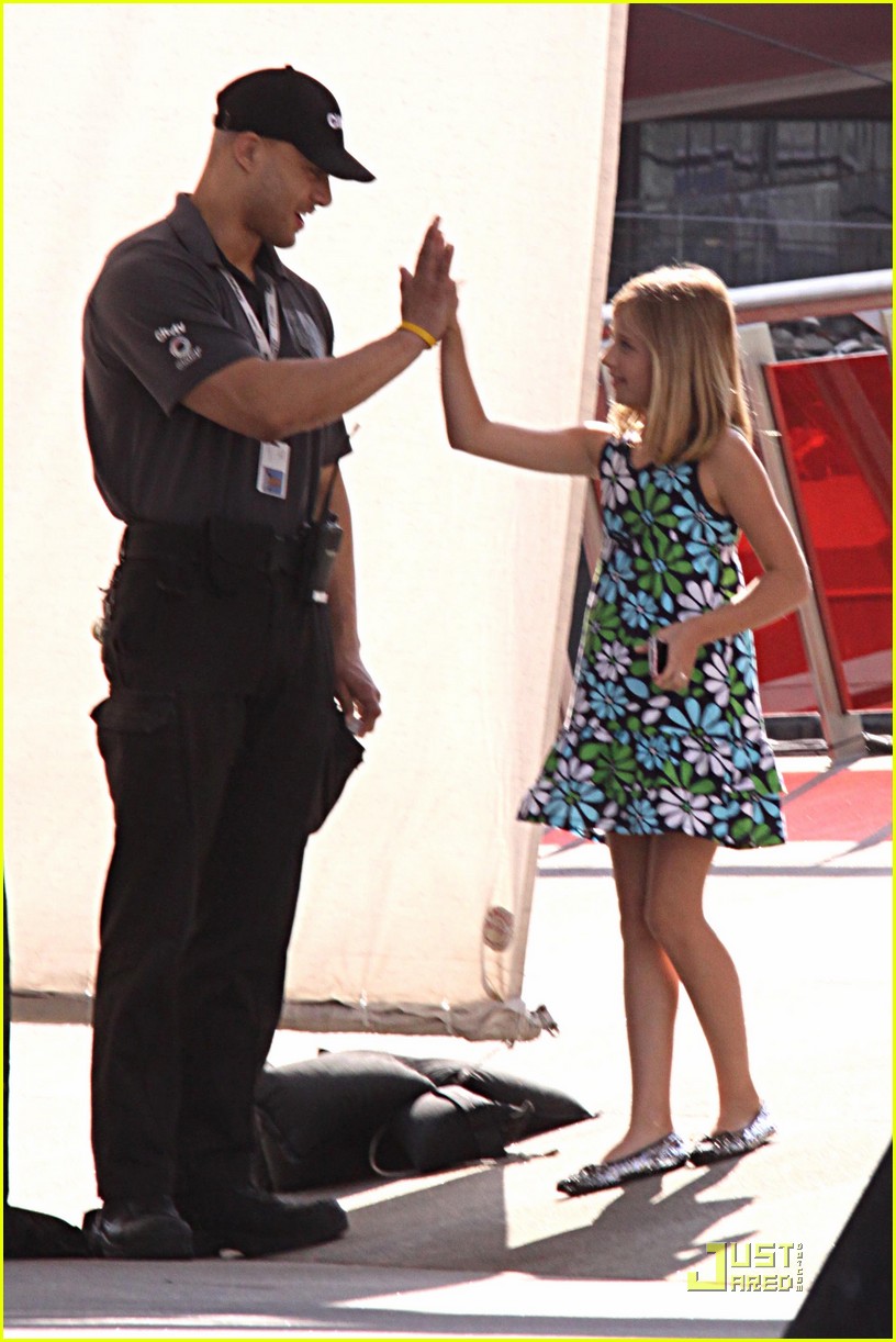 jackie evancho high five 04
