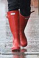 vanessa hudgens rainy red boots 05