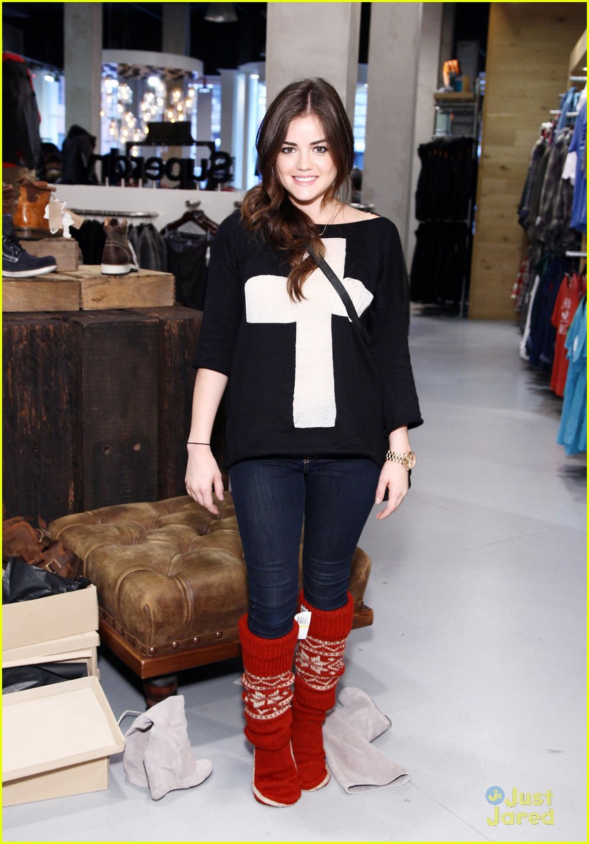 lucy hale superdry shopper 22