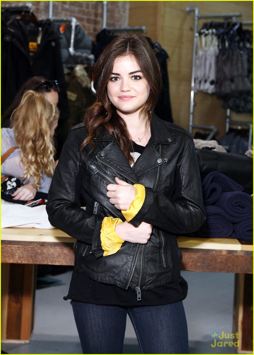 lucy hale superdry shopper 33