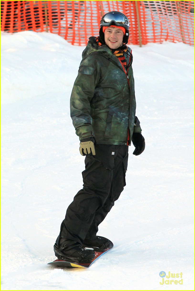 cory monteith snowboarding 08