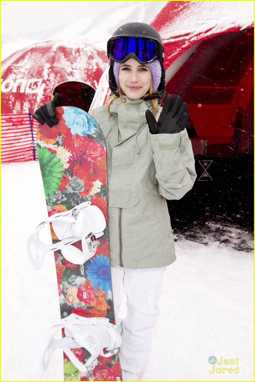 emma roberts burton snowboard 08