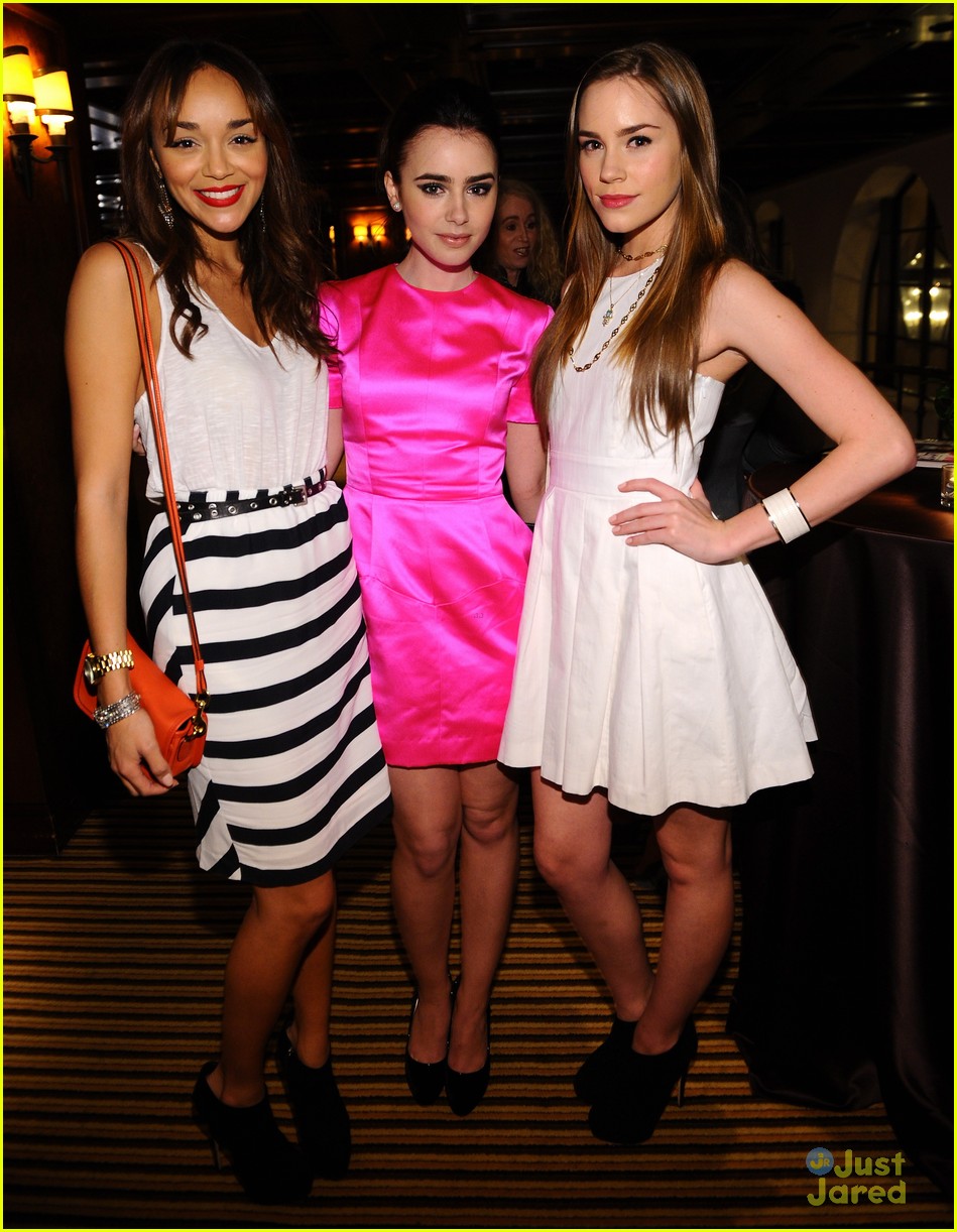 lily collins nylon party 01