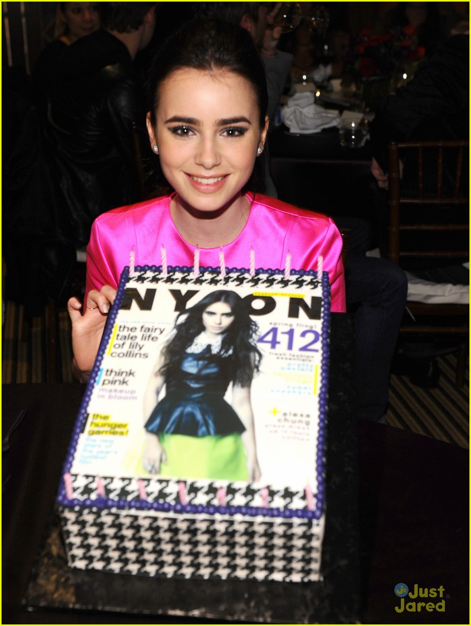 lily collins nylon party 07