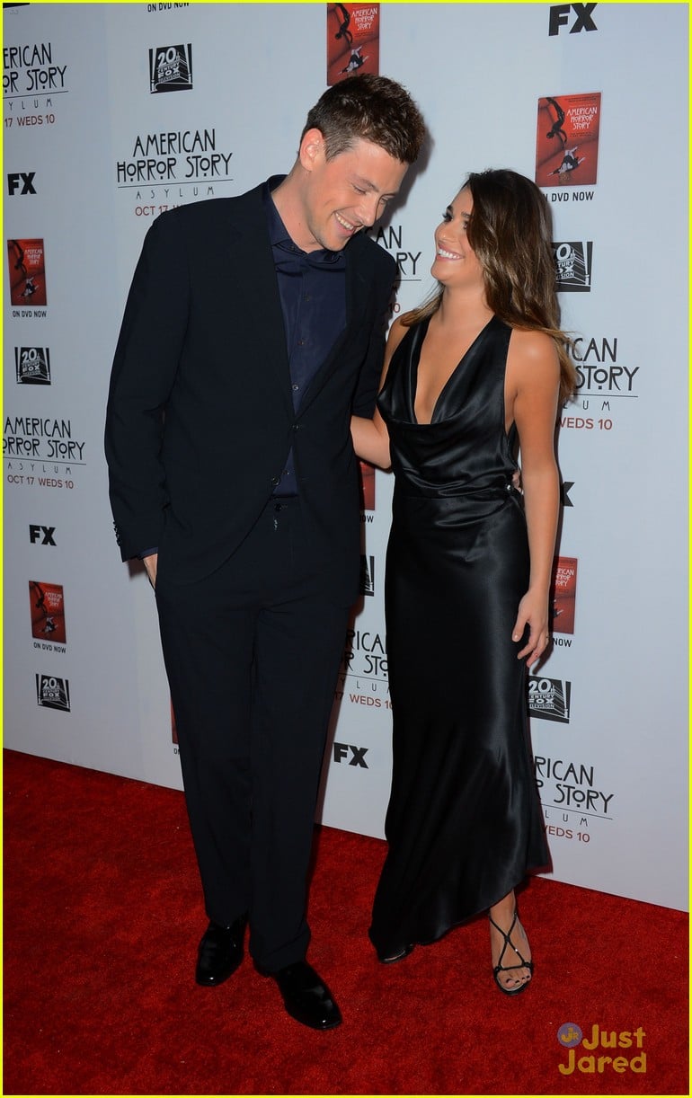 lea michele cory monteith horror story premiere 05