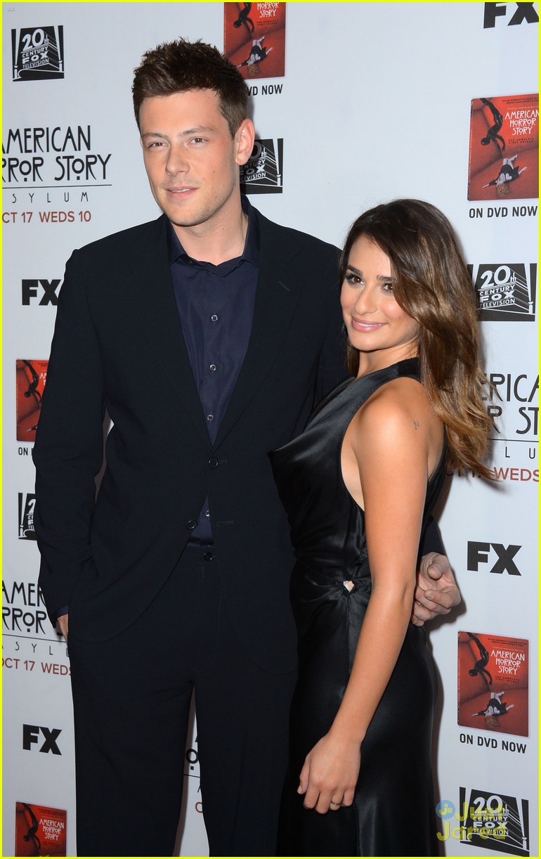 lea michele cory monteith horror story premiere 10