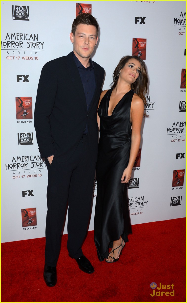 lea michele cory monteith horror story premiere 15