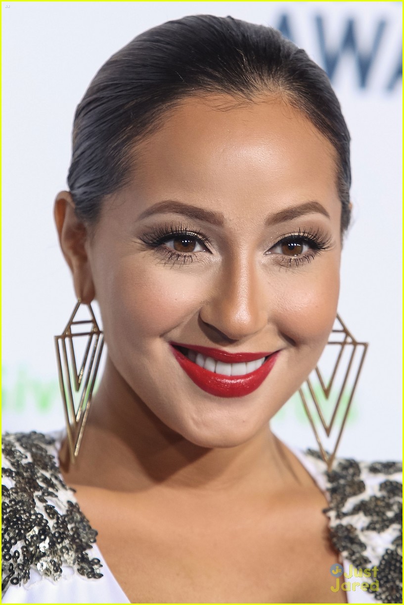adrienne bailon giving awards xfactor viewing party 15