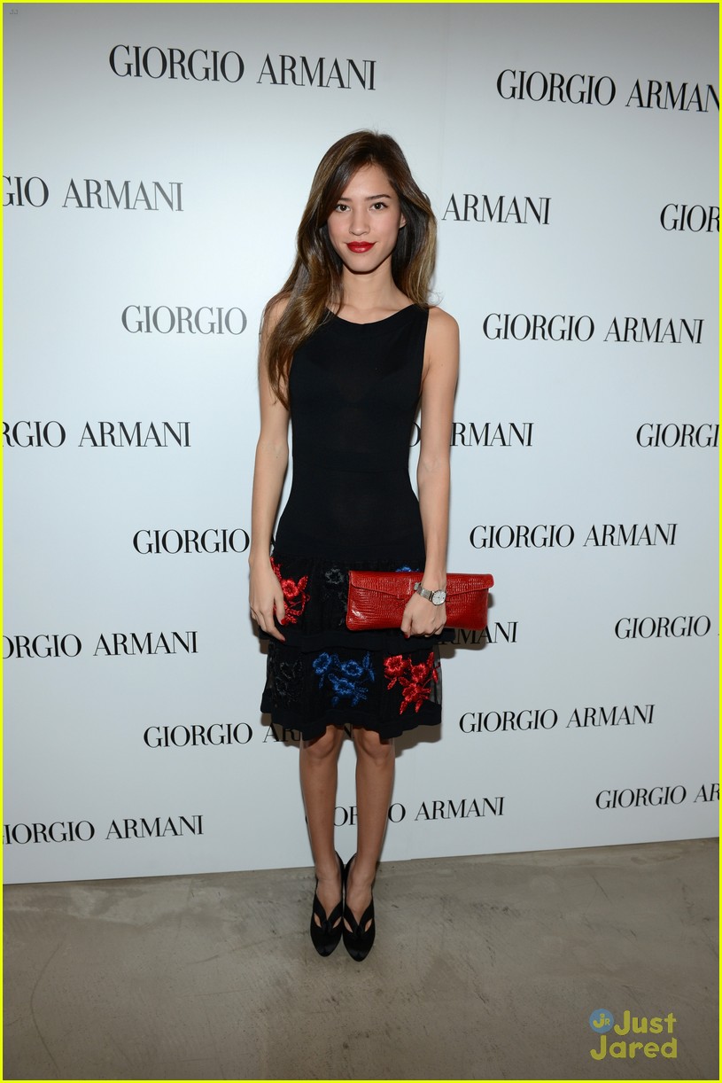 brittany snow kelsey chow armani event 06