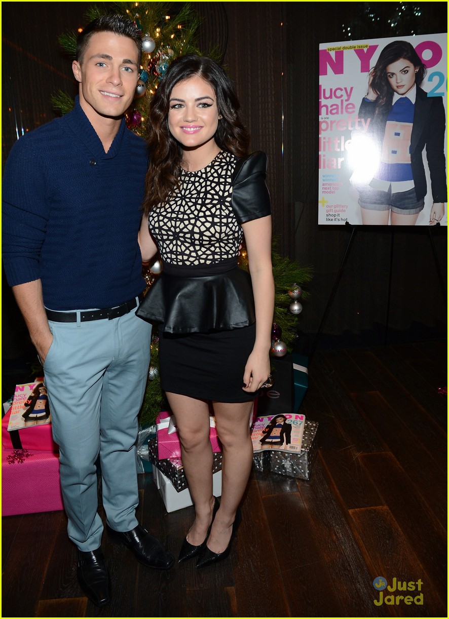 lucy hale nylon cover dinner 31