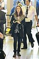 lily collins lax departure 03