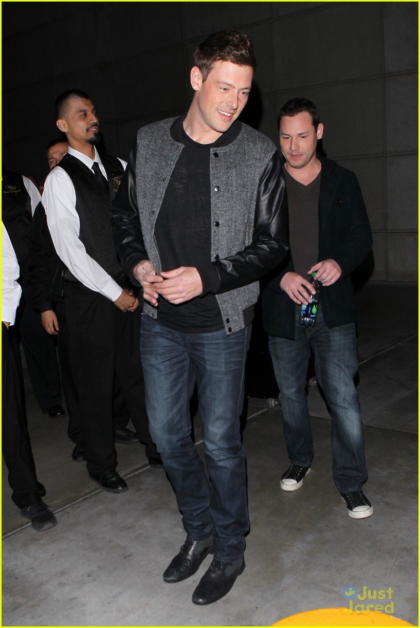 cory monteith lakers game 02