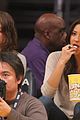 shay mitchell troian bellisario lakers game girls 01