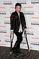 demi lovato walks on crutches for topshop 01
