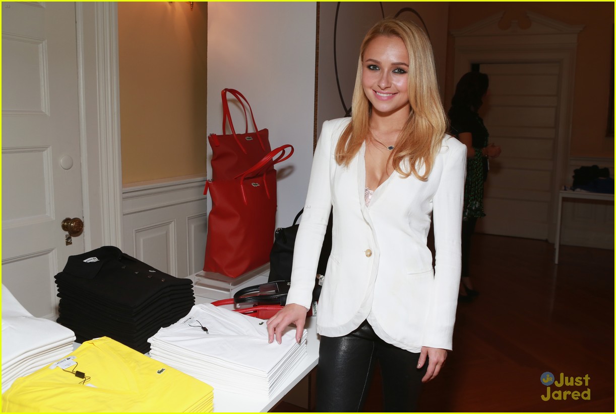 hayden panettiere lacoste party super bowl 13
