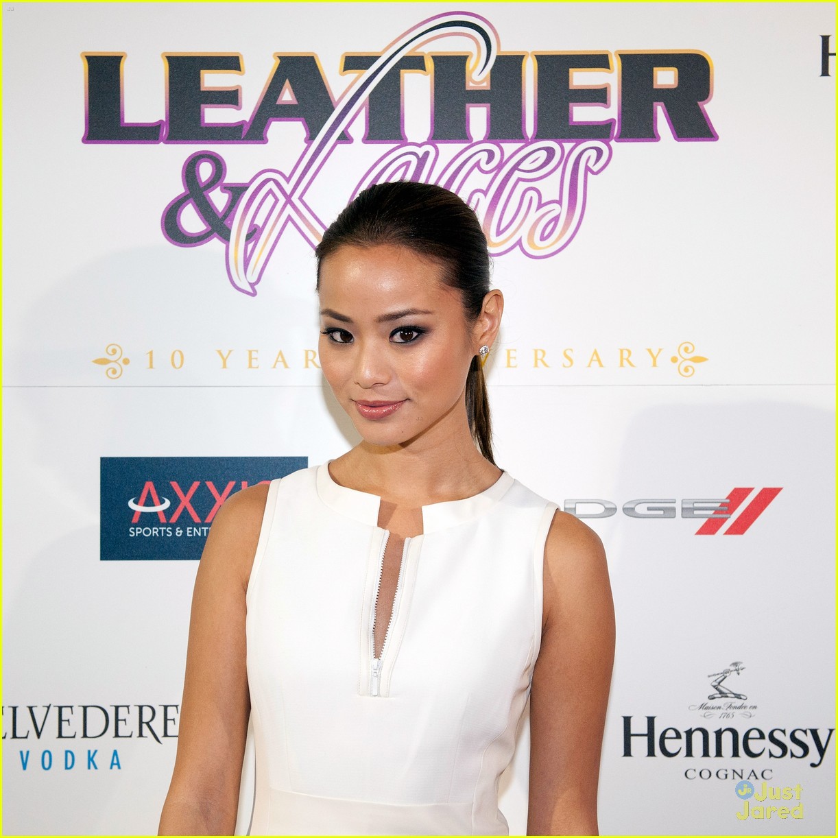 jamie chung leather laces sb party 01