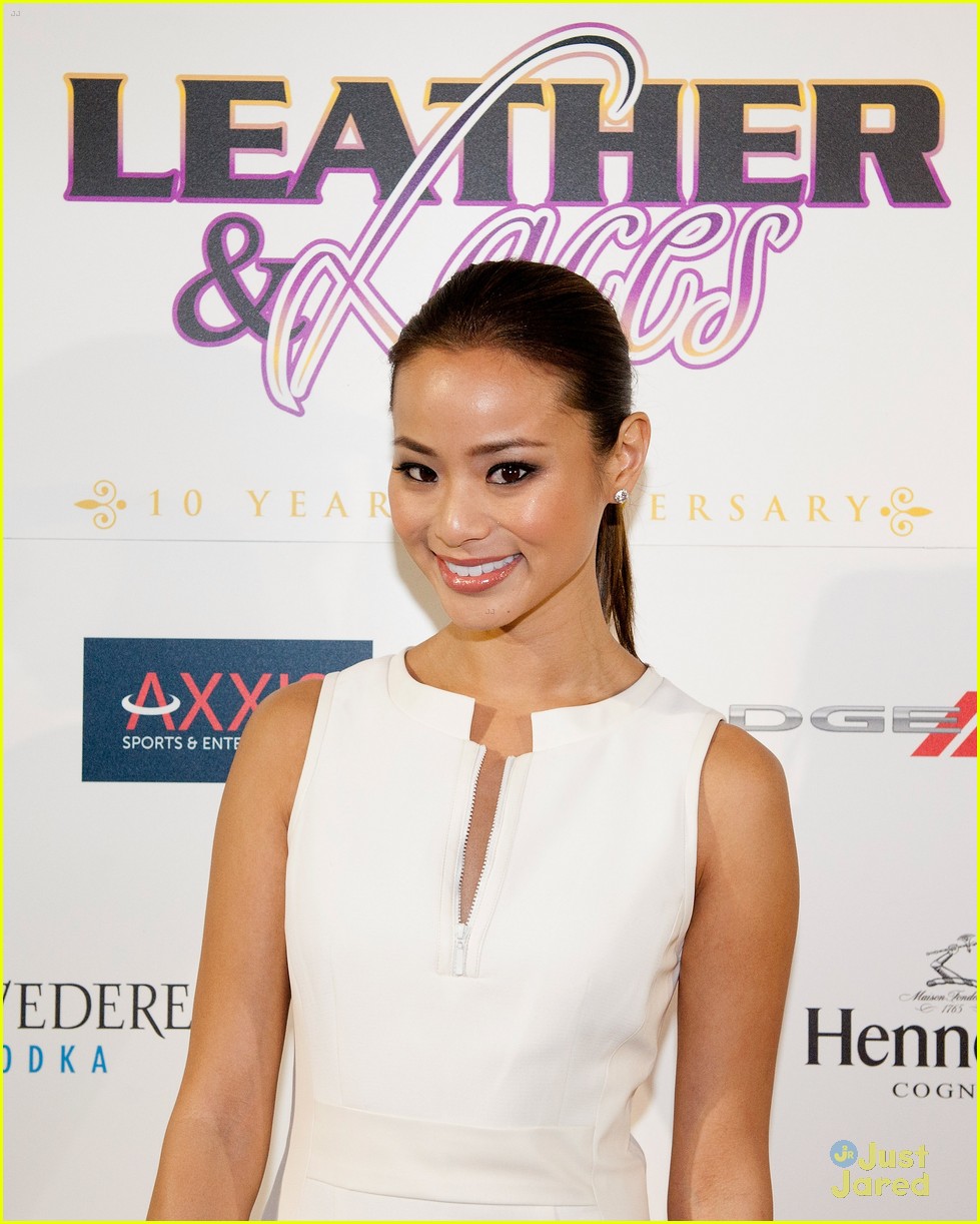 jamie chung leather laces sb party 10