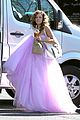 annalynne mccord glittery gown on 90210 01