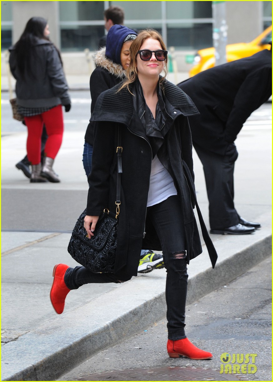 ashley benson greets fans in nyc 11