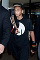 jaden smith lax arrival with brother trey 05