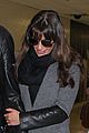 lea michele cory monteith lax arrival 05