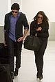 lea michele cory monteith back from vancouver 01