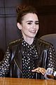 lily collins book signing 02