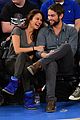 chace crawford rachelle goulding knicks game night 03