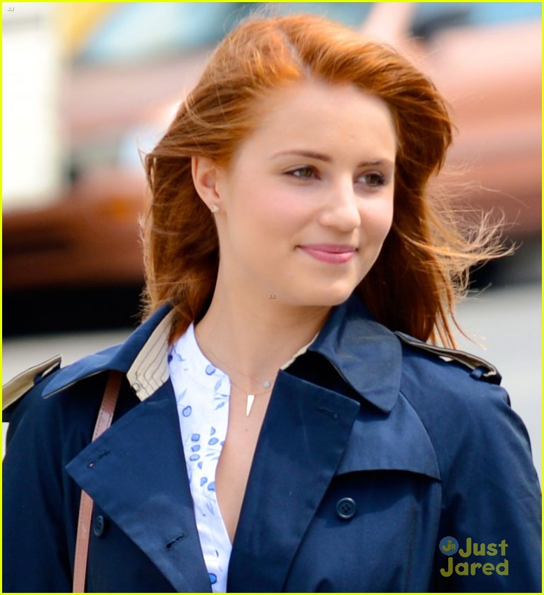 dianna agron day out with dad 04
