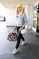 elle fanning lax arrival after met ball 01