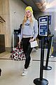 elle fanning lax arrival after met ball 06