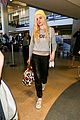 elle fanning lax arrival after met ball 13
