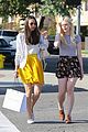 elle fanning saturday shopping spree with mom 02