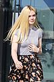 elle fanning saturday shopping spree with mom 05