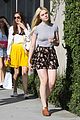 elle fanning saturday shopping spree with mom 13