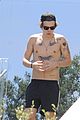 harry styles shirtless pool party 03