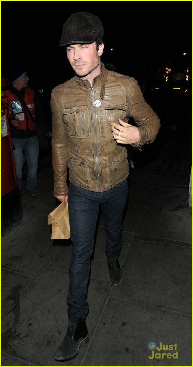 ian somerhalder late dinner with dad in london 08
