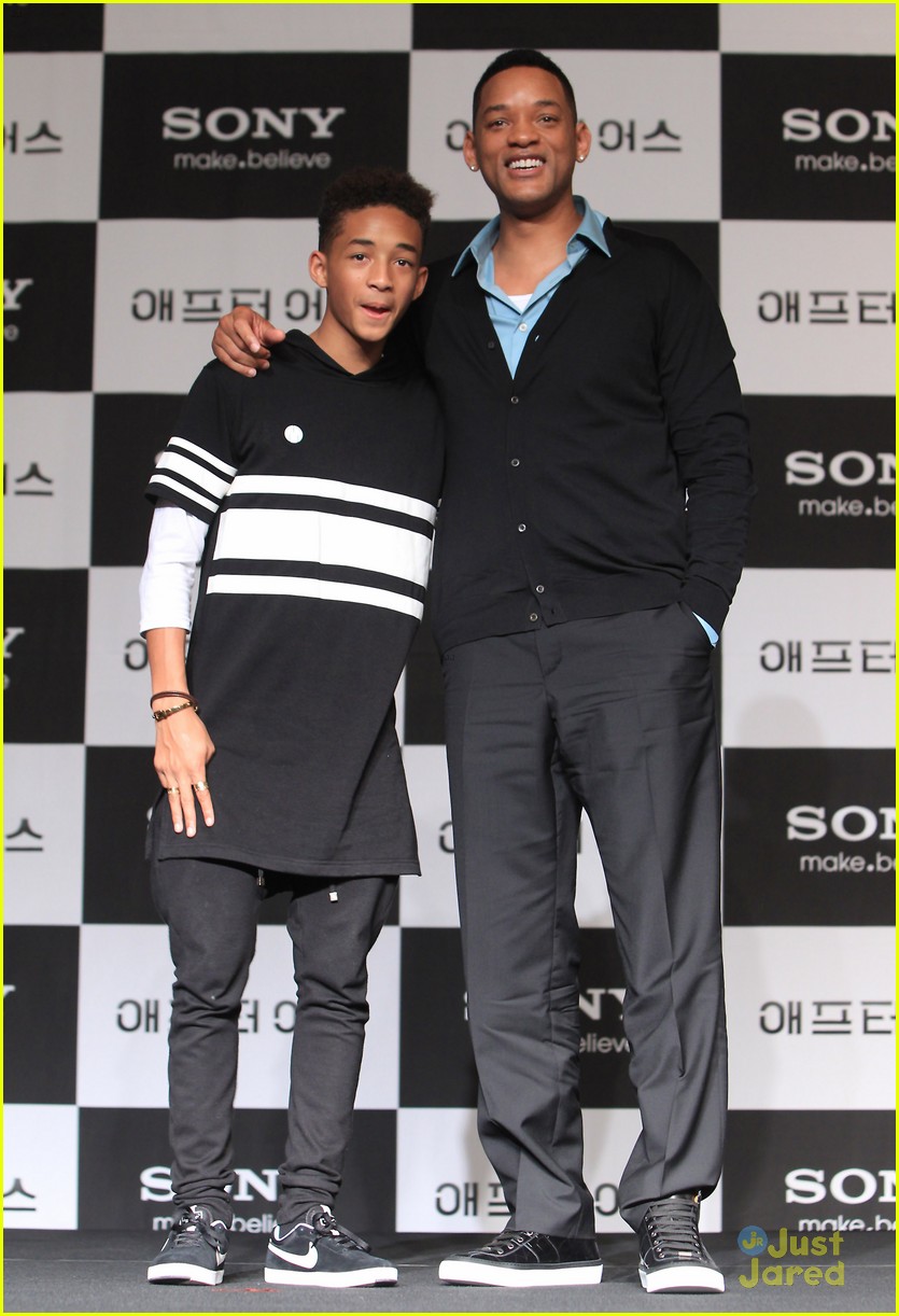 jaden smith after earth press conference with dad will 17