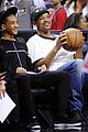 jaden smith miami heat game with dad will 10